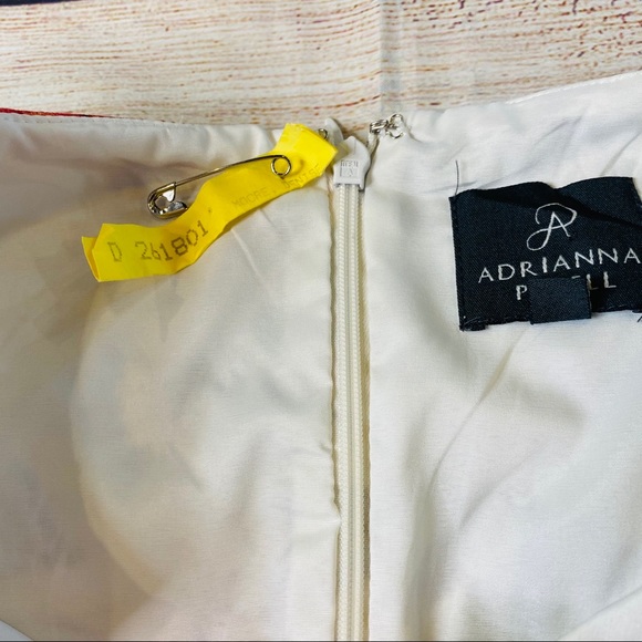 Adrianna Papell Faux Wrap Rose Floral Sheath dress - Picture 13 of 16